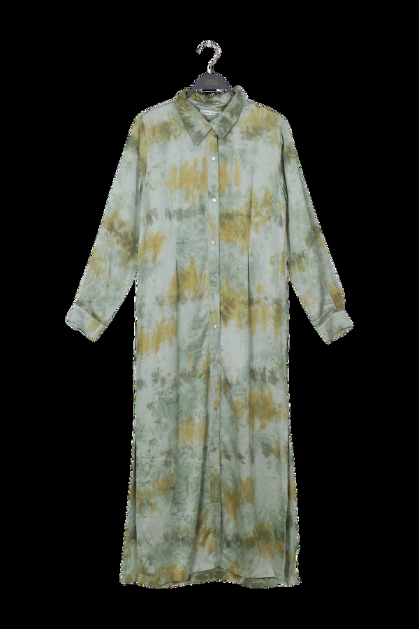 rabens saloner PreLoved Zafir Mixture slim shirt dress