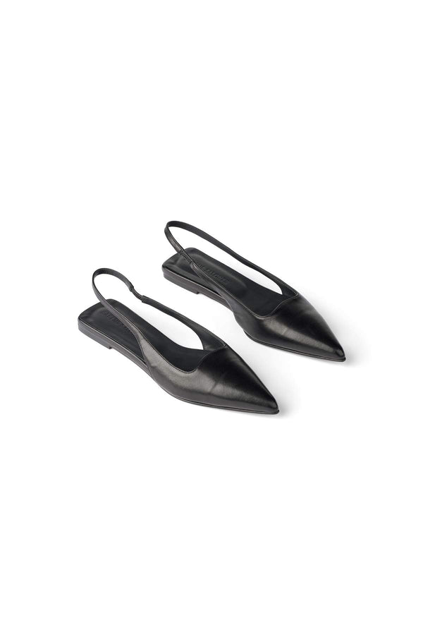 rabens saloner Acacie Pointy slingback I Black