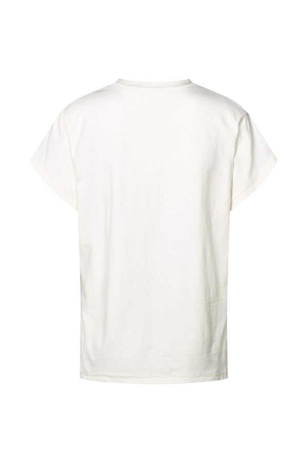 Rabens Saloner Ambla Luxe T-shirt I Chalk
