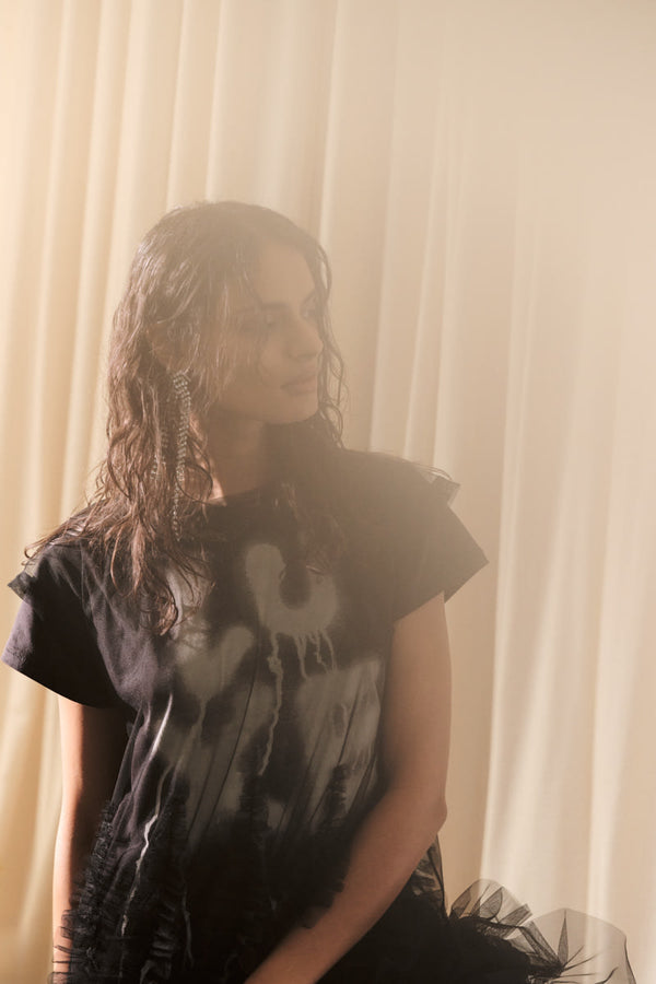 Rabens Saloner Ambla Luxe T-shirt I Chalk