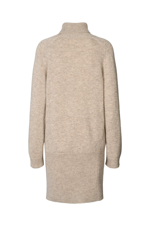 Rabens Saloner Carole Pure Wool Dress I Oatmeal