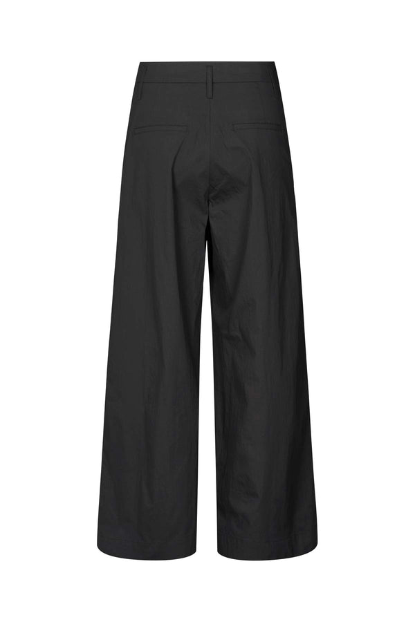 Rabens Saloner Enel Papery Parallel Pants I Black