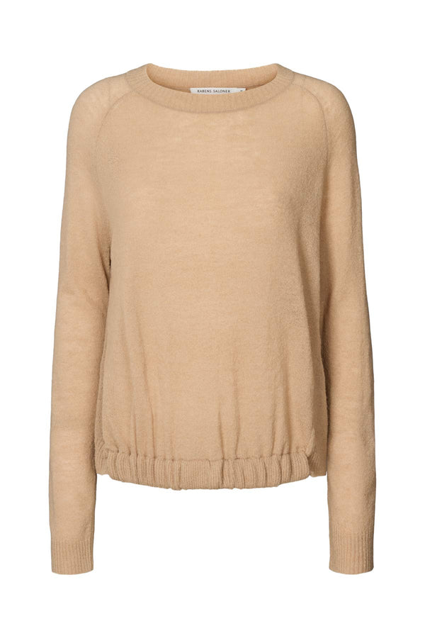 rabens saloner Engel Airy boxy sweater I Sand