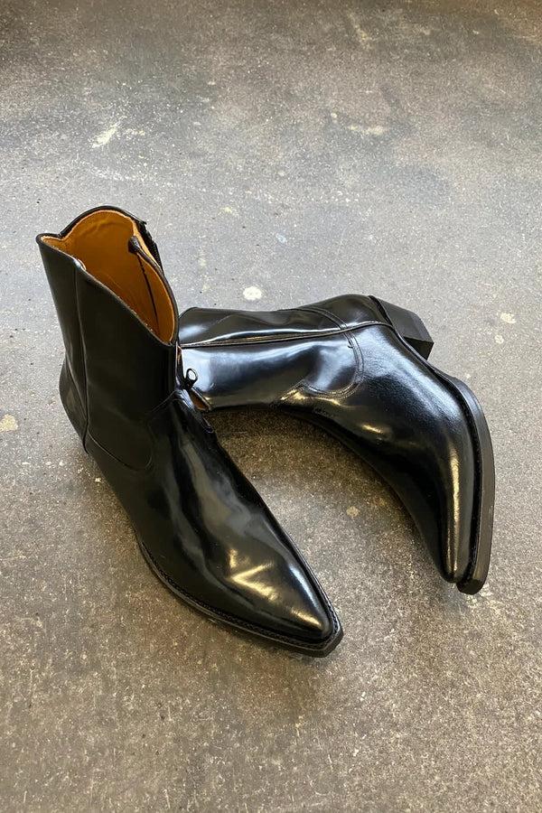 Rabens Saloner Erla Western Zip Boot I Black