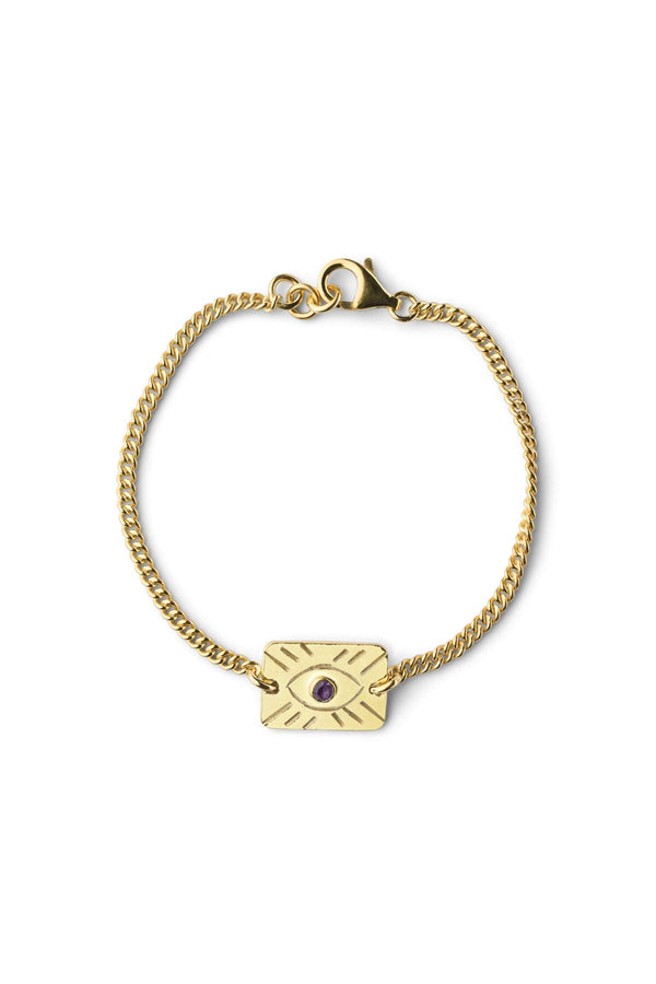 rabens saloner Eye Chain Bracelet Nafsu I Gold