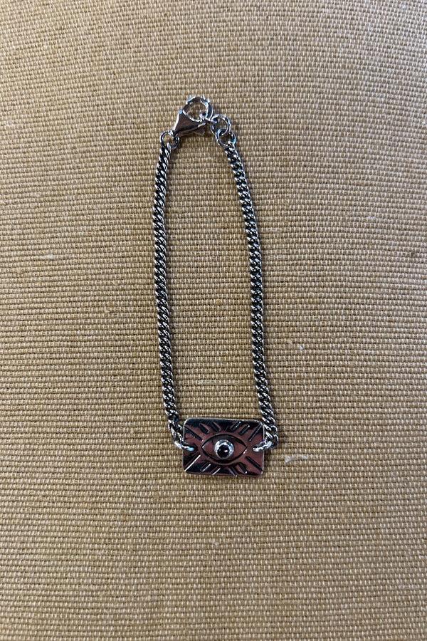 Rabens Saloner Eye Chain Bracelet Nafsu I Silver