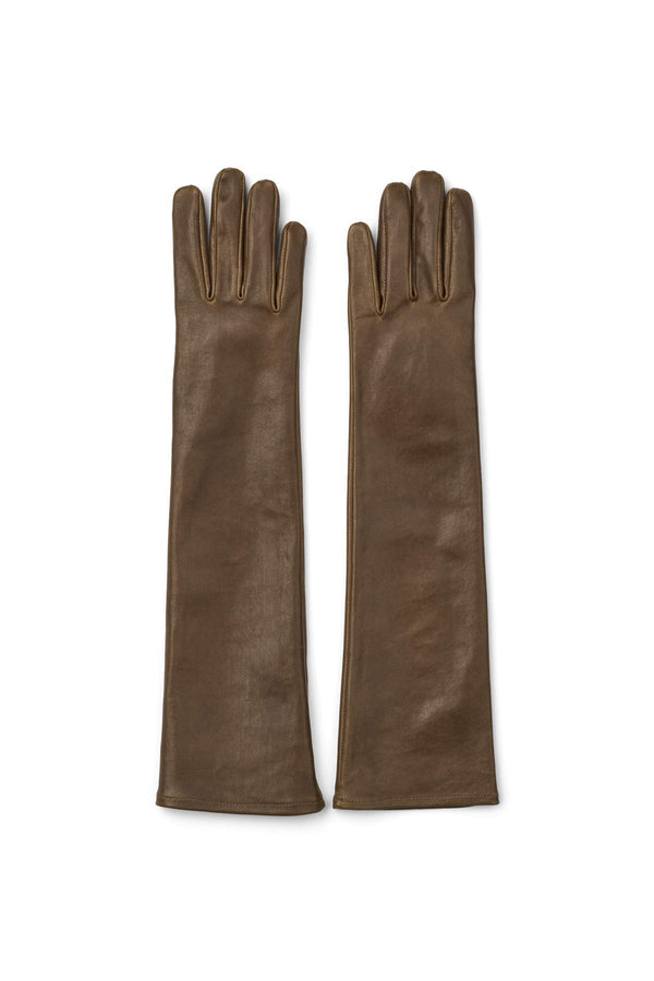 rabens saloner Feel Leather gloves I Olive