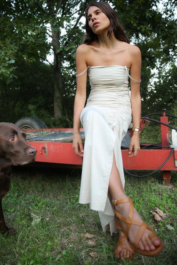 Rabens Saloner Filza Papery Skirt I Black