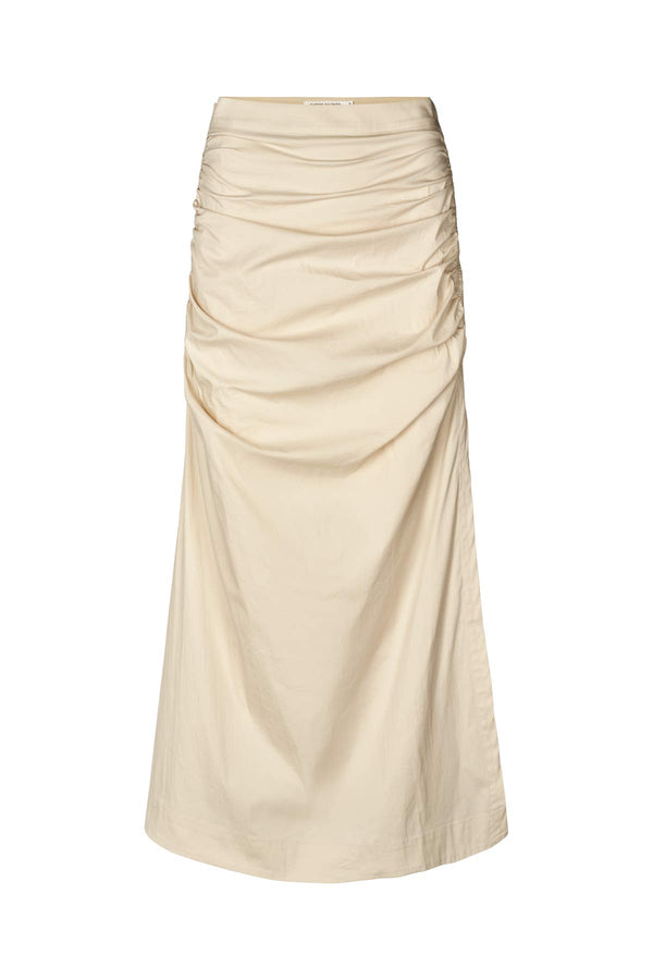 Rabens Saloner Filza Papery Skirt I Laurel