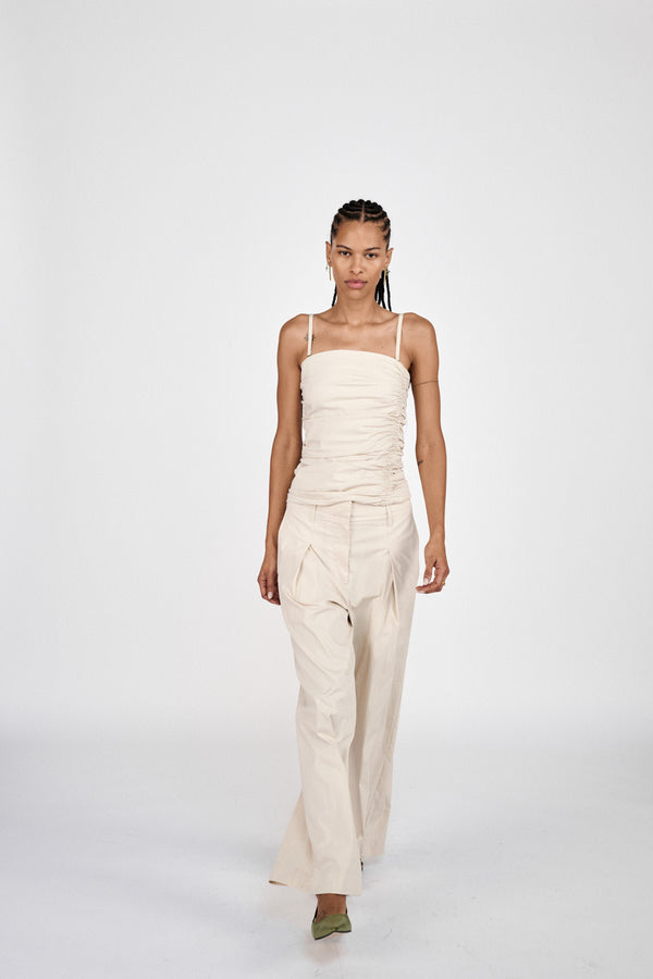 Rabens Saloner Gunna Papery Bodice Top I Laurel