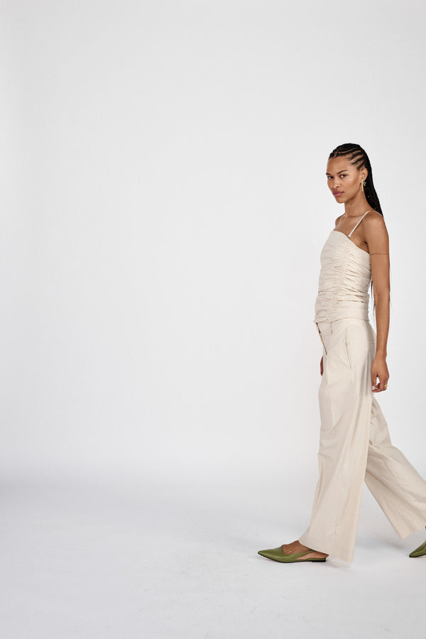 Rabens Saloner Gunna Papery Bodice Top I Laurel