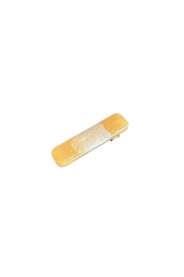 rabens saloner Hair Clip Mini Zia I Yellow Stripe