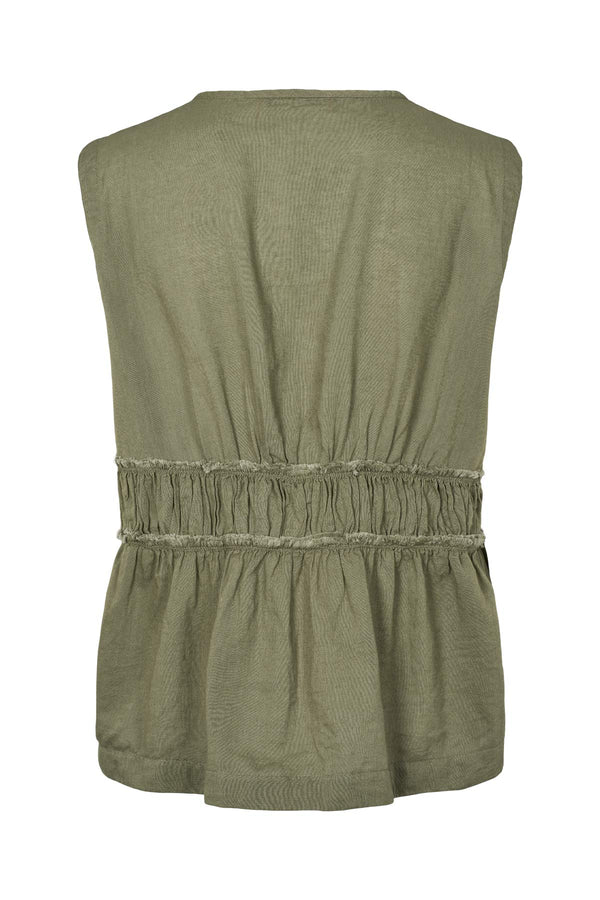 Rabens Saloner Helfred Cotton Top I Raw Lumber