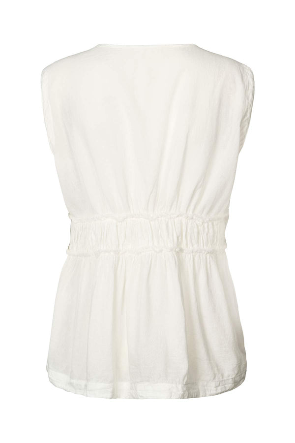 Rabens Saloner Helfred Cotton Top I White