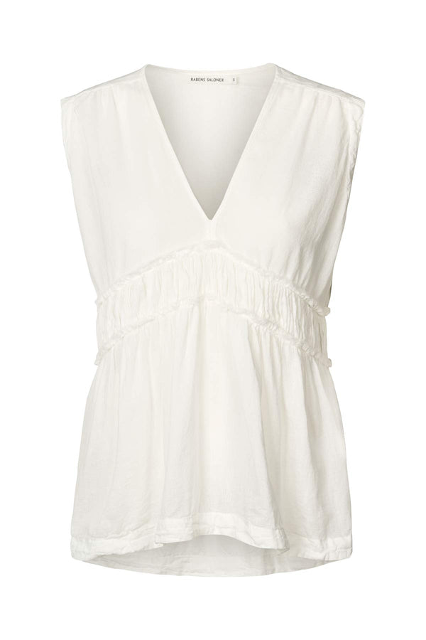 rabens saloner Helfred Cotton top I White