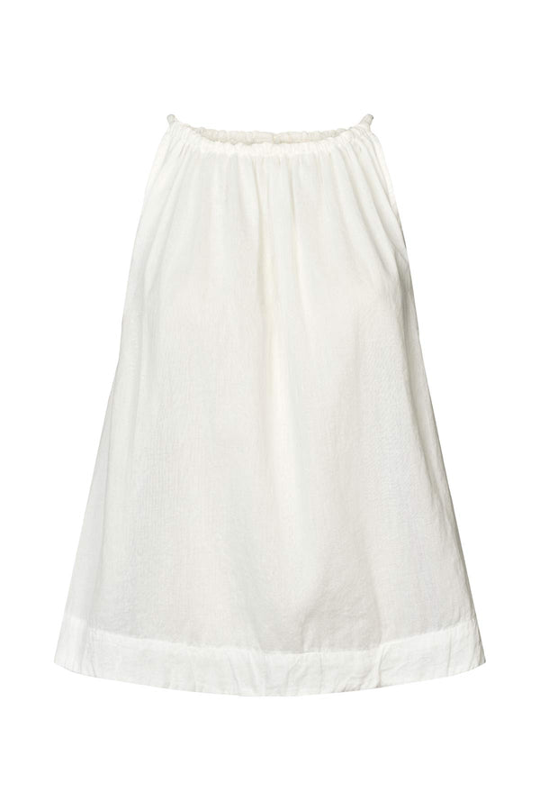 Rabens Saloner Hoda Cotton Halter Top I White