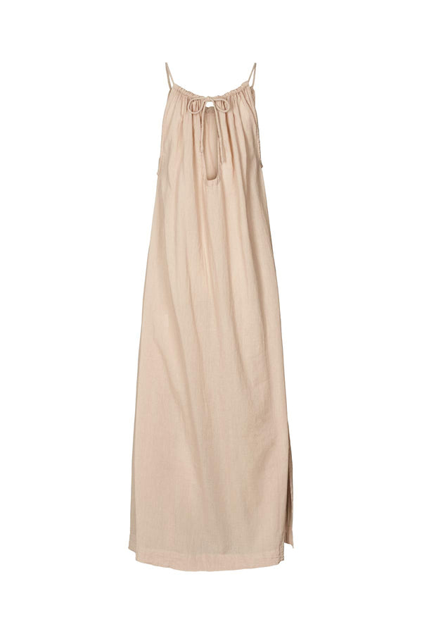 Rabens Saloner Hope Cotton Halter Dress I Tea