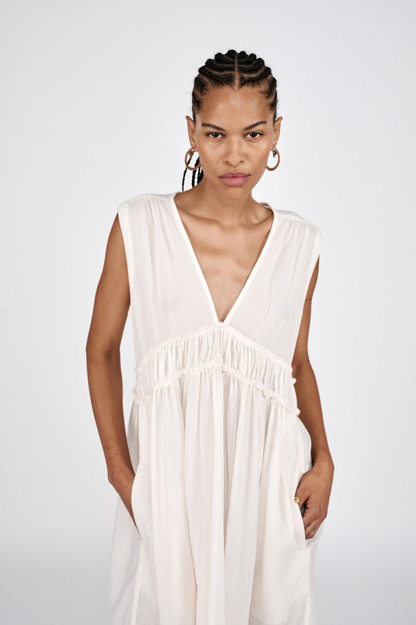 Rabens Saloner Hyben Cotton Short Dress I Black