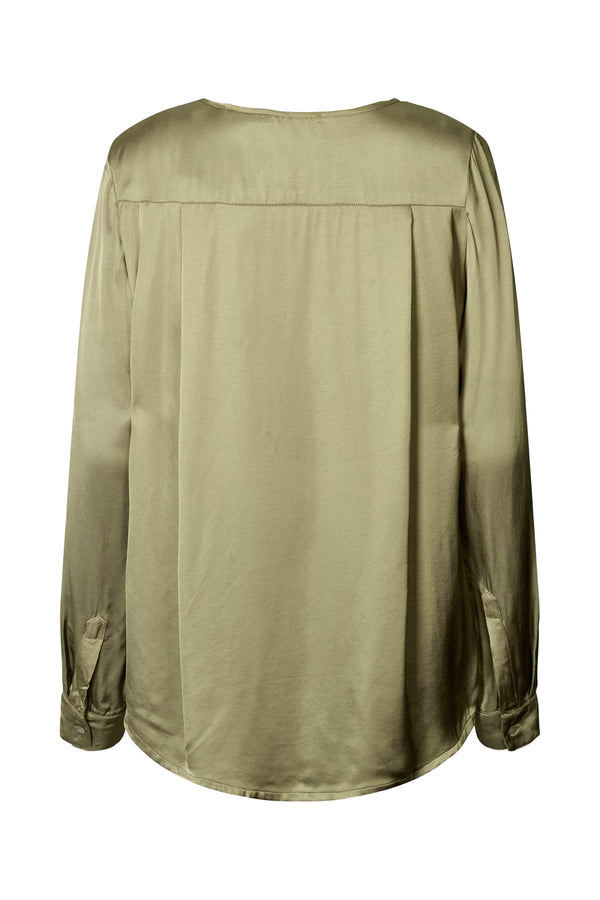 Rabens Saloner Ibi Bloom Blouse I Hazelnut Combo