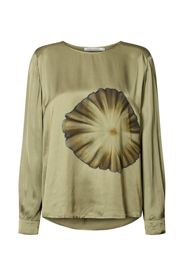 rabens saloner Ibi Bloom blouse I Hazelnut combo