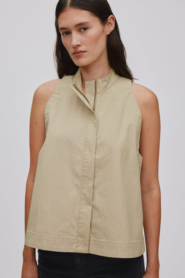 rabens saloner Kaley Utility halter top I Sand