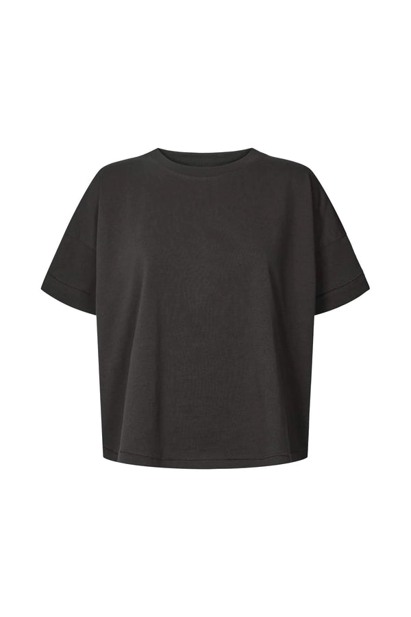 rabens saloner Margot FOT cropped t-shirt I Black
