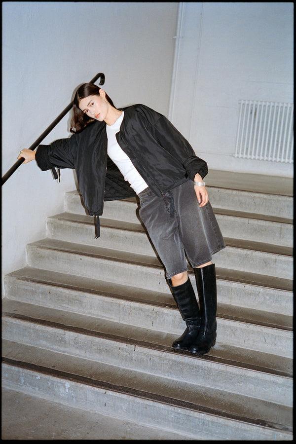 Rabens Saloner Marit Leather Riding Boot I Black