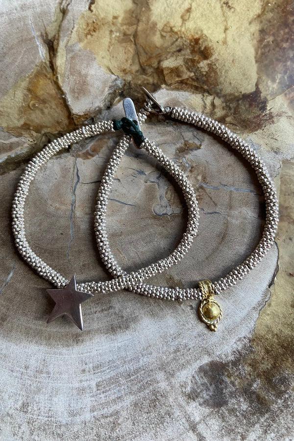 rabens saloner Nafsu Bead bracelet w/Gold pendant