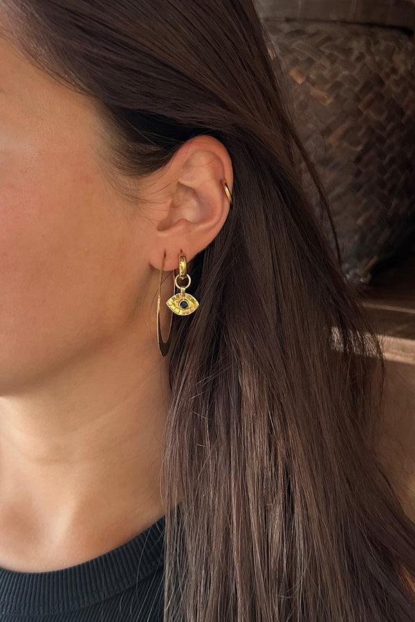 Rabens Saloner Nafsu Eye Hoop I Gold