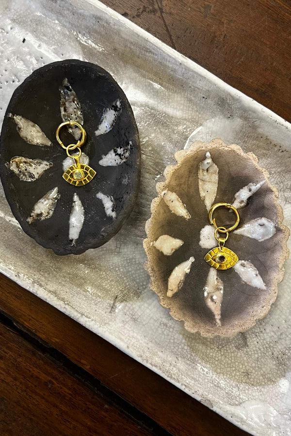 Rabens Saloner Nafsu Eye Hoop I Gold