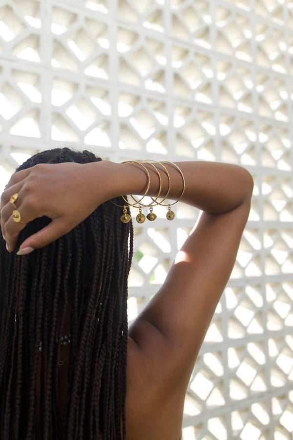 Rabens Saloner Nafsu Eye Ring I Gold Plated