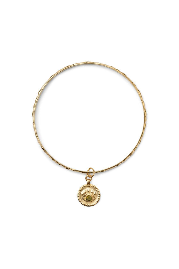 rabens saloner Nafsu Sun eye bangle I Dark Stone