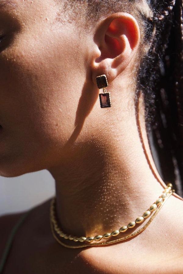 Rabens Saloner Nafsu Tube Bead Necklace I 42 Cm