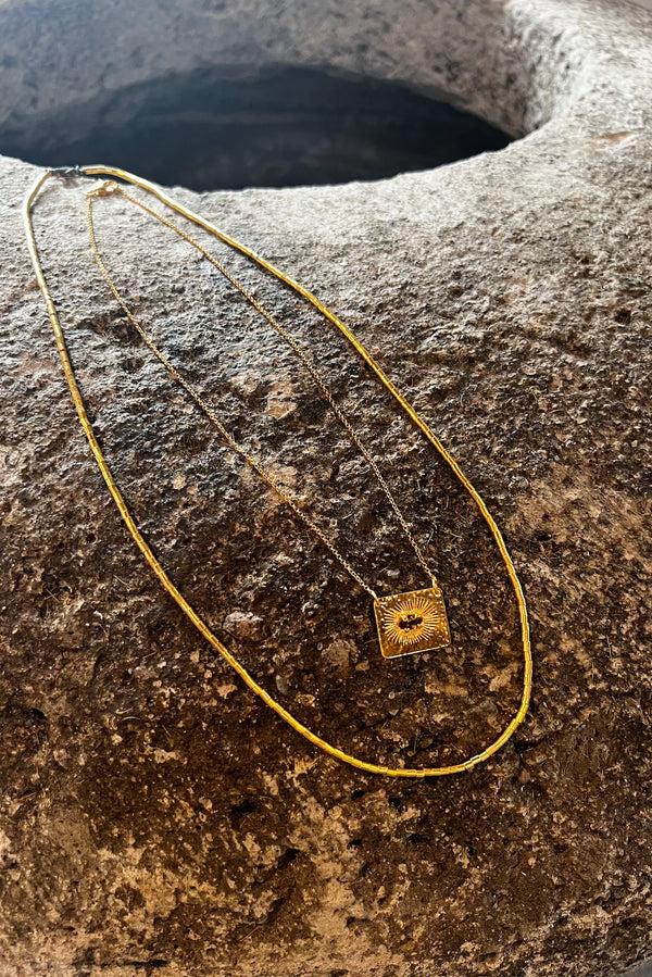 Rabens Saloner Nafsu Tube Bead Necklace I 60 Cm