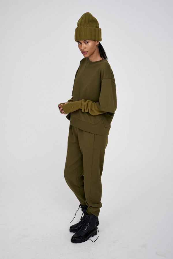 rabens saloner Nono Sweat pants I Dark Olive