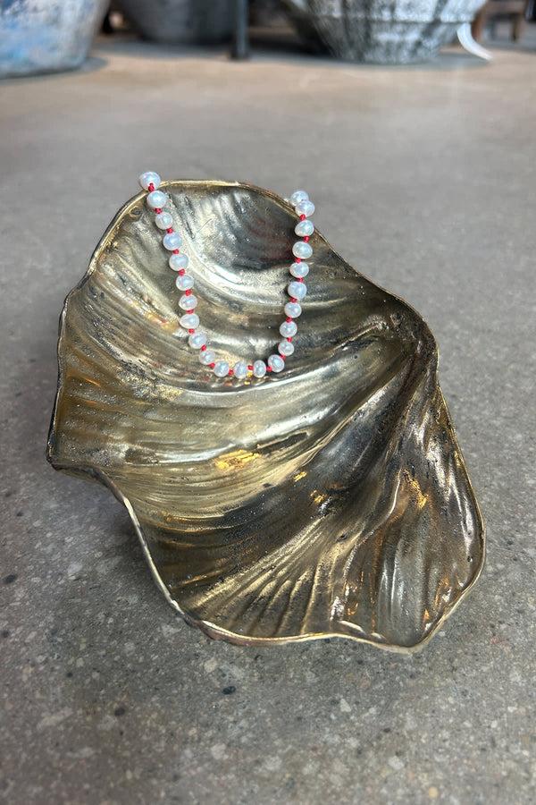 Rabens Saloner Pearl Anklet Nafsu I Gold Beads