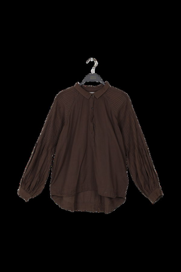rabens saloner PreLoved Brown cotton shirt M