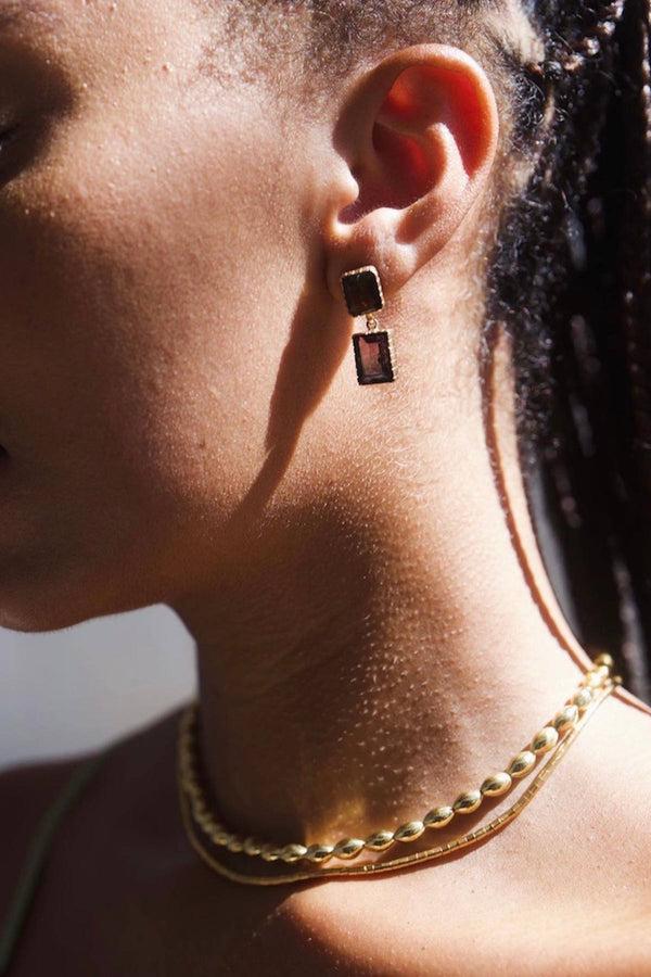 Rabens Saloner Rice Bead Necklace Nafsu I Gold