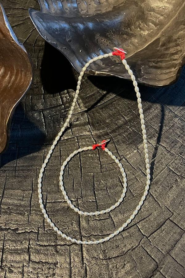 Rabens Saloner Rice Bead Necklace Nafsu I Silver