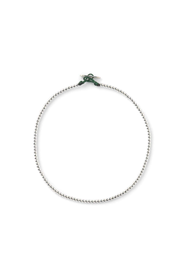 rabens saloner Small Bead Anklet Nafsu I Silver