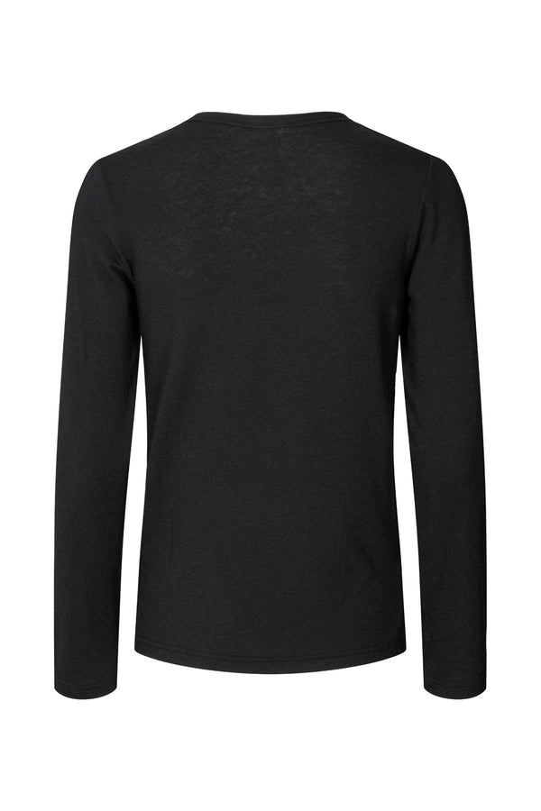 Rabens Saloner Zahar Lucid Long Sleeve Top I Black