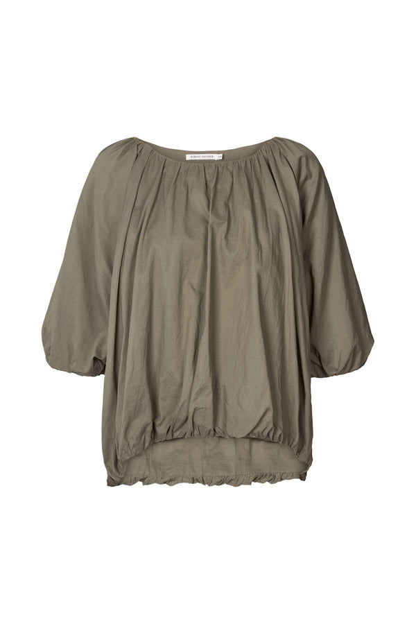rabens saloner Rachelle Voile cloud blouse I Dry bark
