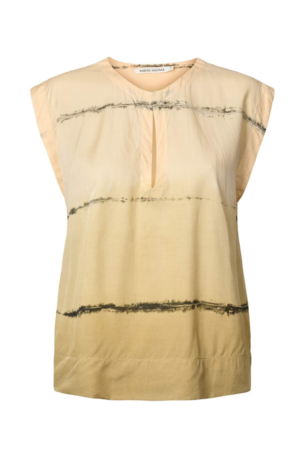 Rabens Saloner Rosalyn Nuance Blouse I Banana Combo