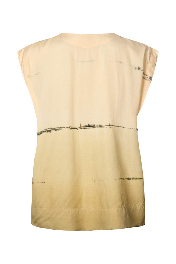 Rabens Saloner Rosalyn Nuance Blouse I Banana Combo