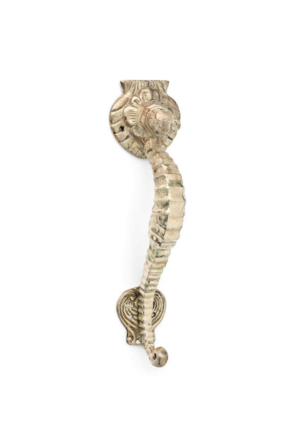 Rabens Saloner Seahorse Door Handle Rabens Apartment I Brass