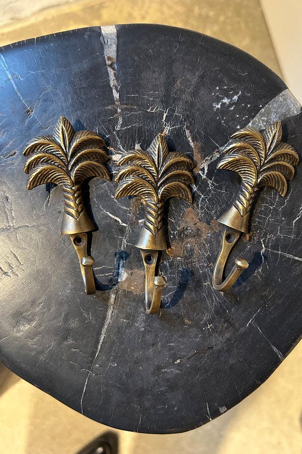 Rabens Saloner Small Palm Hook Rabens Apartment I Matte Brass