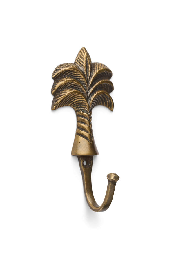 Rabens Saloner Small Palm Hook Rabens Apartment I Matte Brass