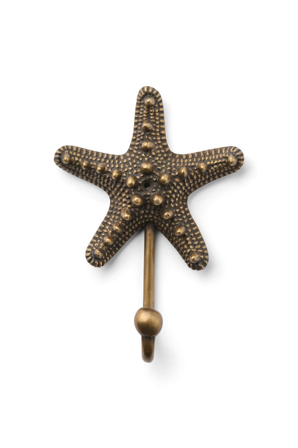 rabens saloner Starfish hook Large Rabens Apartment I Matte Brass