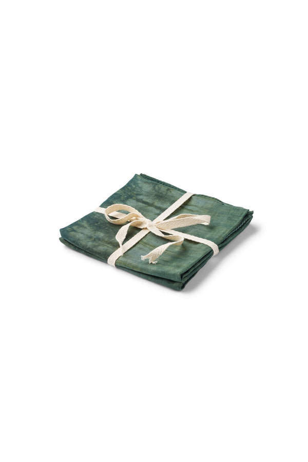 Rabens Saloner Tie-Dye Napkin Rabens Apartment I Green Combo