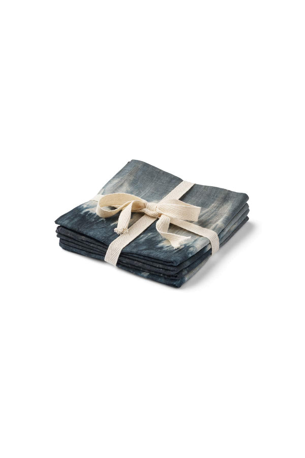 rabens saloner Tie-Dye Napkin Rabens Apartment I Indigo combo